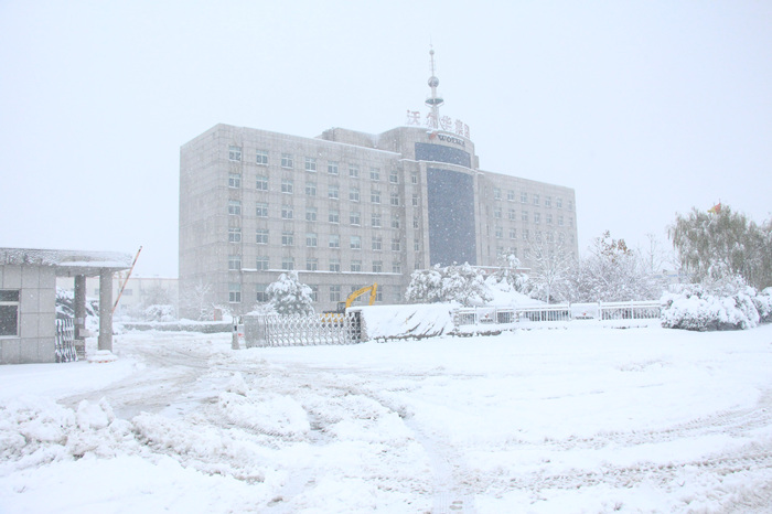 大雪中的沃爾華集團辦公樓